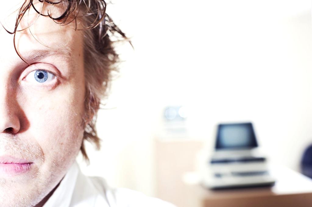 Modern data center with glowing network connections and servers