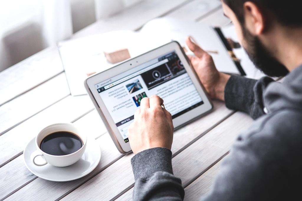 Digital services concept with network and technology icons